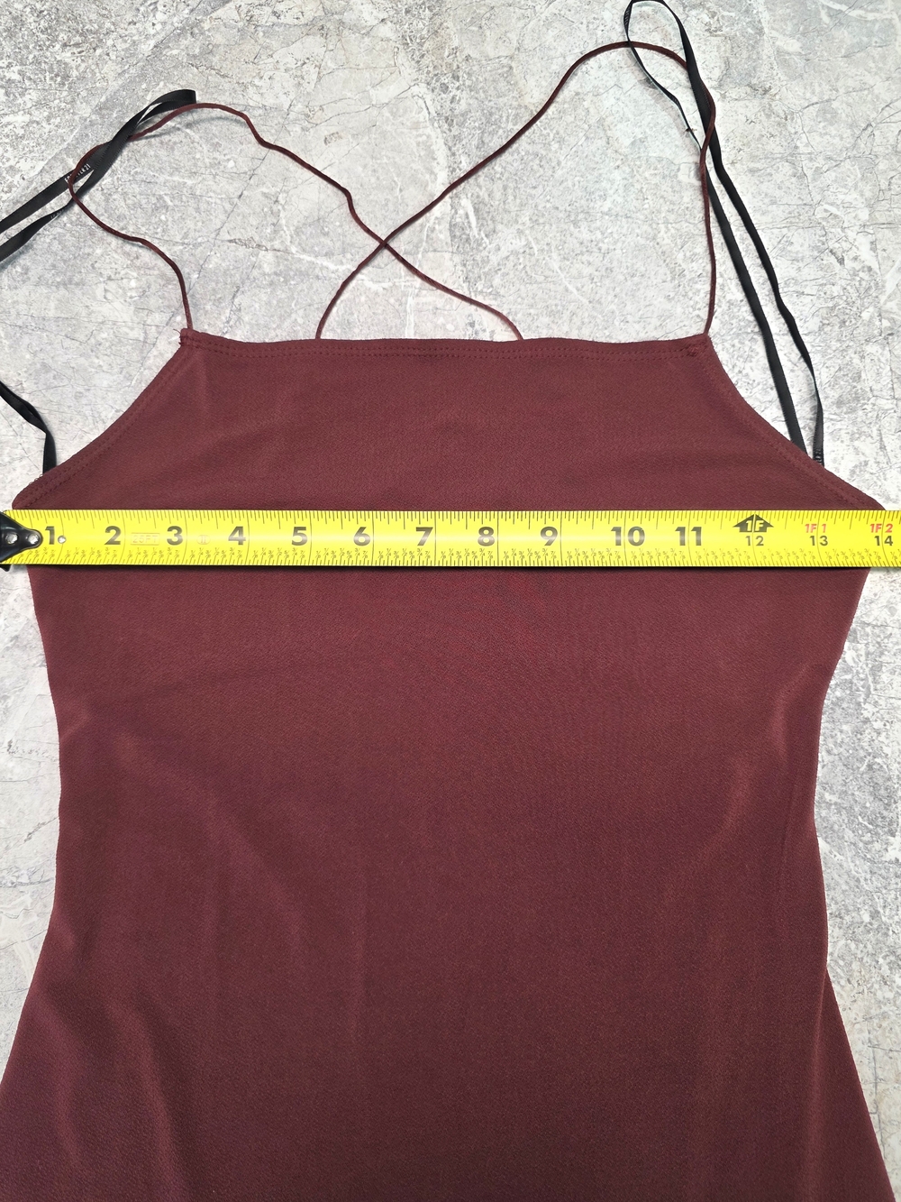 Forever 21 Burgundy Double-Strap Midi Slip Dress - Picture 3 of 6